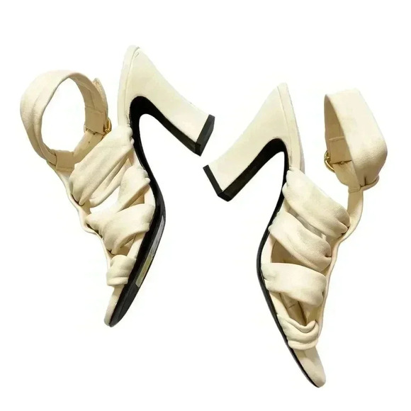 Khaite Perth Caged Leather Heeled Sandal size EU38 US 7.5 - Picture 5 of 14